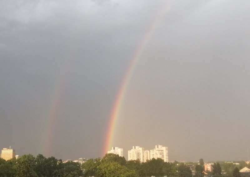 Nakon nevremena na nebu iznad Zagreba jedinstven prirodni fenomen