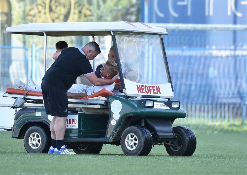 Nesretni igrač Gorice pred operacijom; evo što mu se točno dogodilo; na snimci ne izgleda tako strašno, ali...