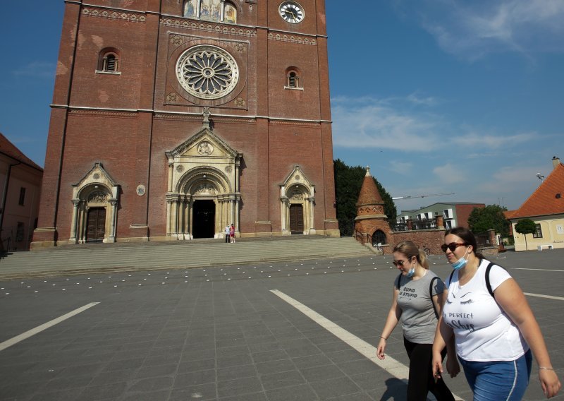 U Osječko-baranjskoj županiji čak 24 novooboljelih od toga osam u Đakovu; nadbiskup Marin Srakić pušten iz bolnice