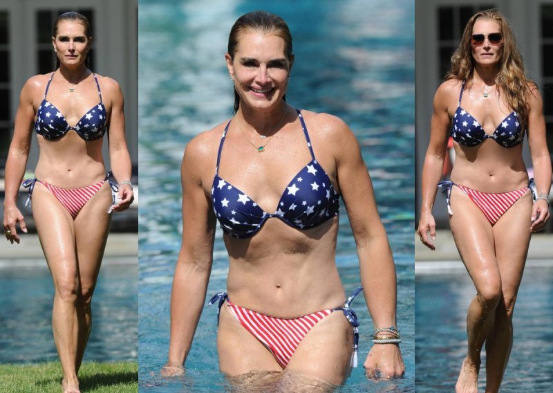 Brooke Shields pokazala besprijekornu figuru u bikiniju; odabranim uzorkom odala počast svojoj domovini
