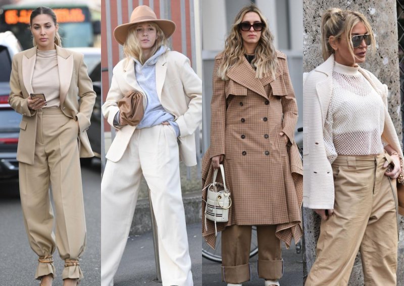 Ova 'dosadna' boja ponovno će zavladati modnom scenom, a street style zvijezde znaju kako ju učiniti zanimljivom