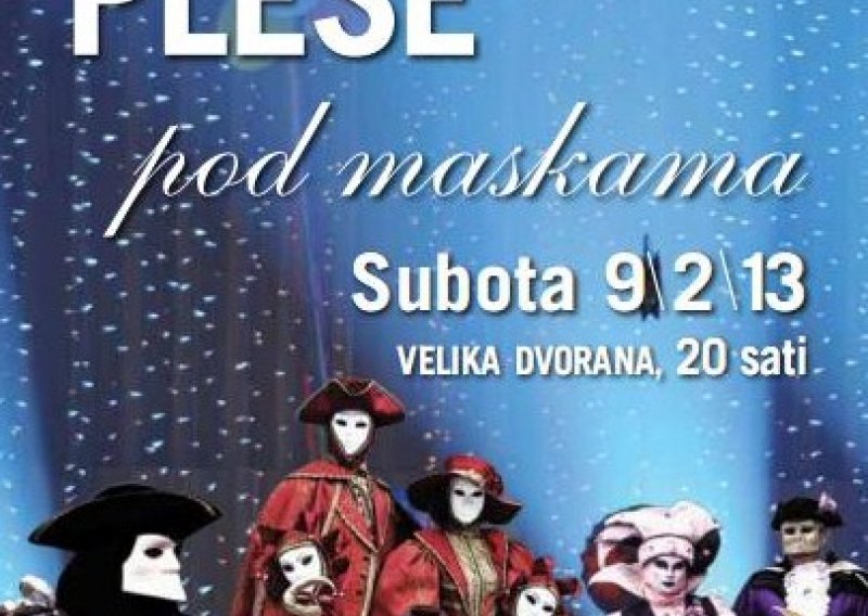 Lisinski pleše pod maskama- prijava