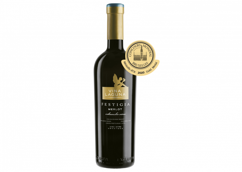 Merlot Festigia 2016 zlatna na natjecanju Concours Mondial de Bruxelles