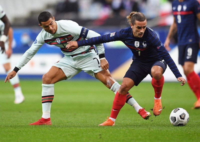 U Barceloni zabrinuti zbog Griezmannove fotografije s Ronaldom; svi se nadaju da Portugalac ipak nije proširio zarazu...