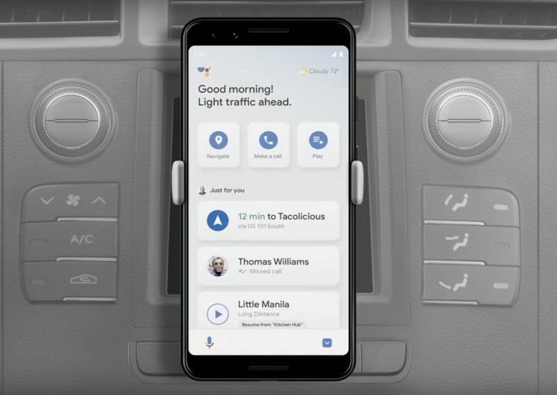 Googleov osobni digitalni pomoćnik dobio je, čini se, poseban način rada za vožnju