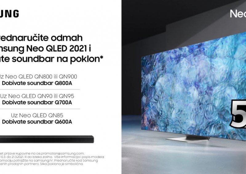 Potpuno nova razina slike i zvuka uz Samsung Neo QLED televizore