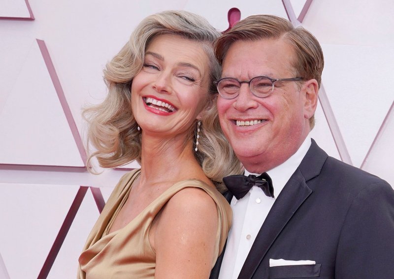 Aaron Sorkin i Paulina Porizkova potvrdili svoju vezu na crvenom tepihu ovogodišnjih Oscara