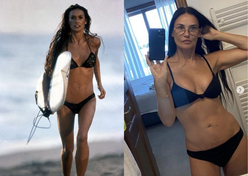 Prošlo je 18 godina: Demi Moore na pragu 60-e ponovno osvanula u dobro poznatom bikiniju