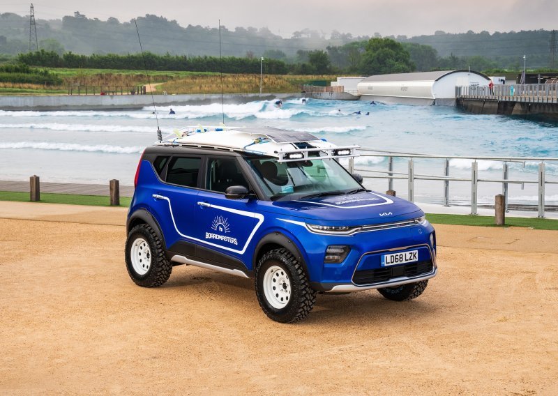 [FOTO] Kia predstavila jednokratno izdanje Soul EV Boardmasters Edition: Električni terenac za one koji vole surfati i uživati u životu