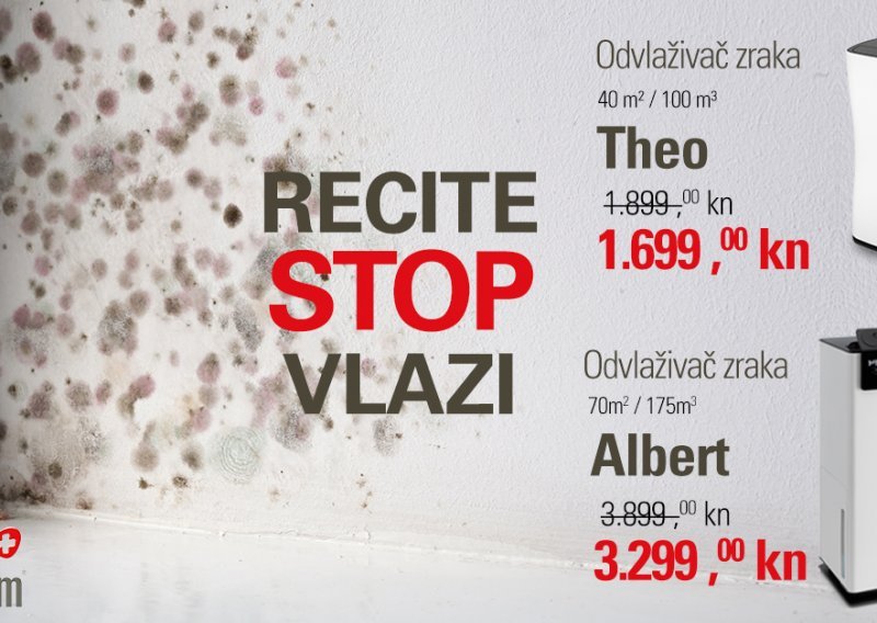 Recite stop vlazi u prostorijama