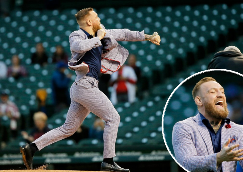 [VIDEO/FOTO] Conor McGregor izveo jedno od najgorih početnih bacanja na utakmici bejzbola te postao predmet sprdnje na društvenim mrežama
