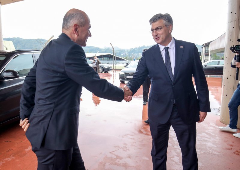 Janša i Plenković: Mi smo si OK, halucinantni odnosi između Hrvatske i Slovenije su iza nas