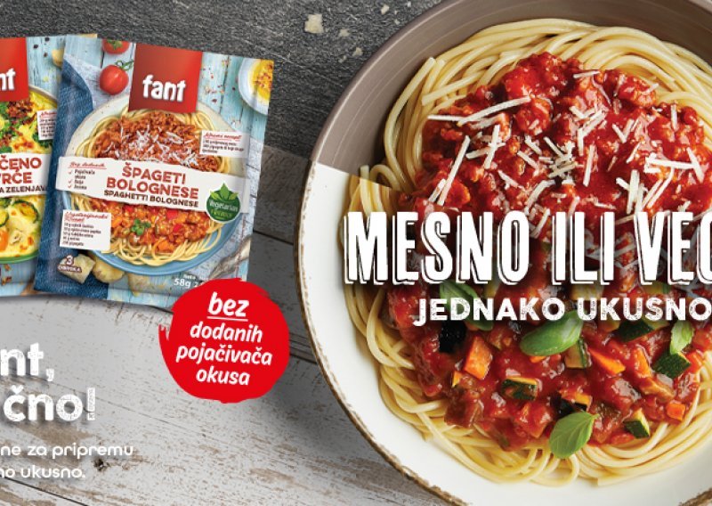 Mesno ili vege? Jednako ukusno uz Fant dualne mješavine