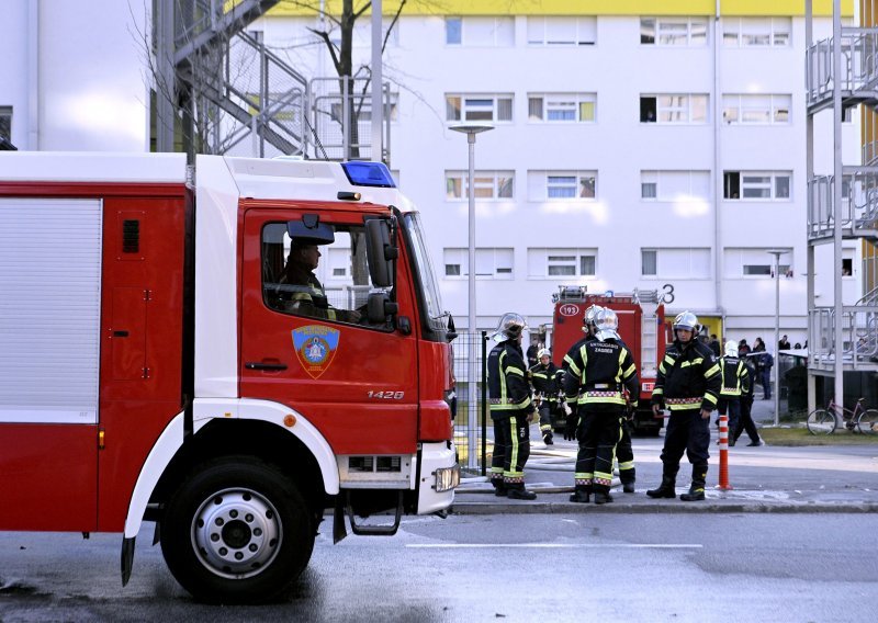 U požaru na Cvjetnom troje ozlijeđenih