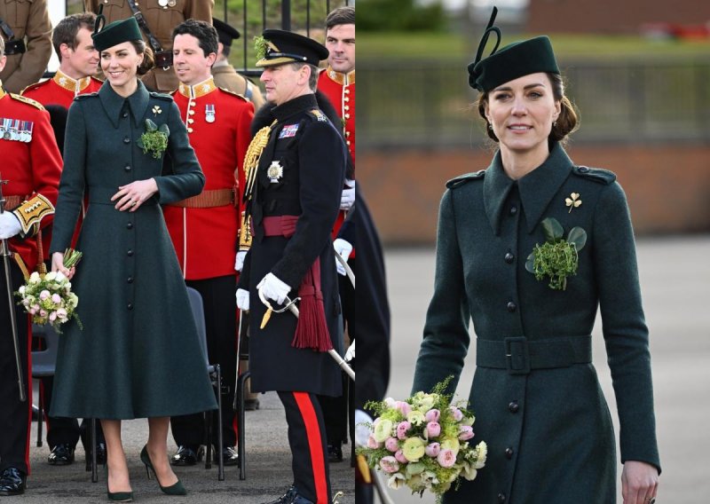 Plijenila elegancijom na vojnoj paradi: Kate Middleton ovim je stajlingom odala počast Irskoj