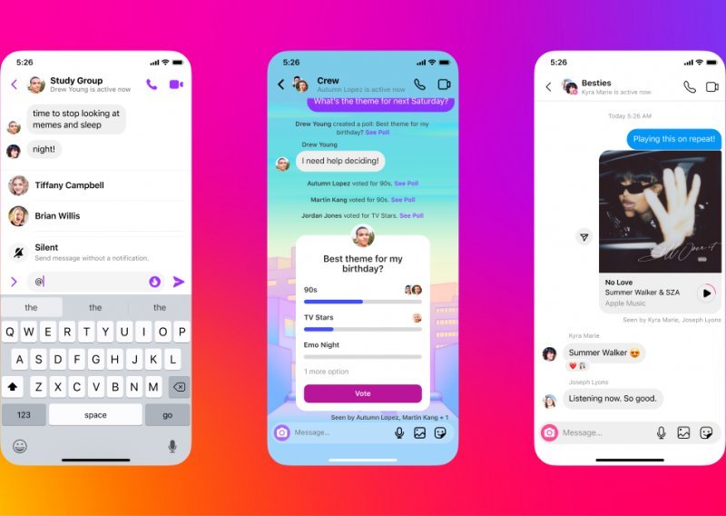 Instagram pripremio hrpu novosti: Pogledajte što je novo u dopisivanju