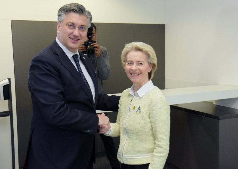 Plenković temu BiH otvorio i u razgovoru s Ursulom von der Leyen