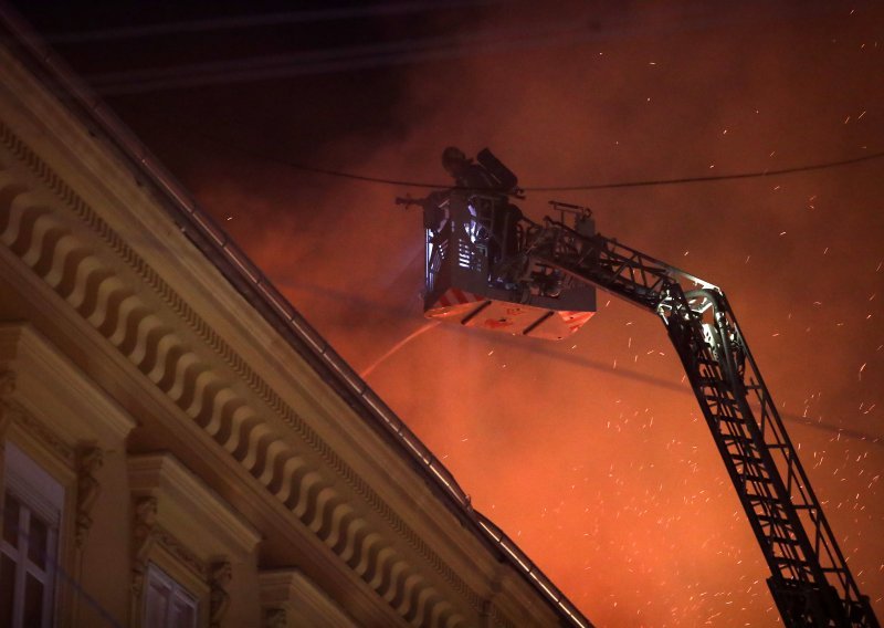 Koji je uzrok požara u centru Zagreba? Zasad postoje dvije teorije