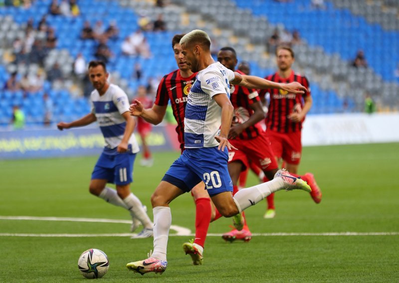 Konferencijska liga, 2. pretkolo, Kyzylzhar - Osijek 1:2, 21.7.2022., video sažetak