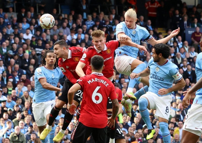 [FOTO] Manchester City demolirao United; Erling Haaland i Phil Foden zabili su po tri gola u velikoj pobjedi 'građana'