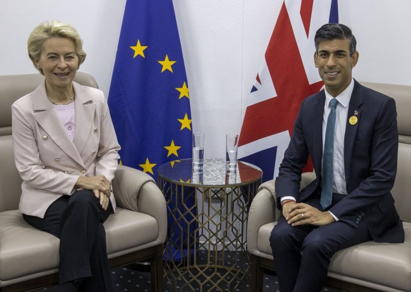 Von der Leyen stiže u Veliku Britaniju, susrest će se s premijerom Sunakom i kraljem Charlesom