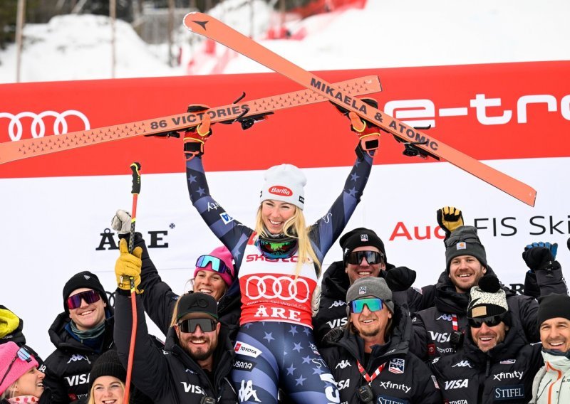 Neponovljiva Mikaela Shiffrin srušila rekord Ingemara Stenmarka i postala najbolja svih vremena, Leona Popović utrku završila na 8. mjestu