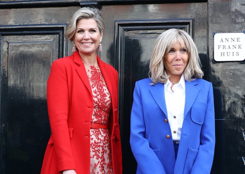 Modni dvoboj bez pobjednice: Kraljica Maxima i Brigitte Macron plijenile elegancijom