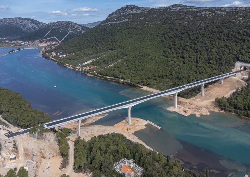 Otvara se Stonska obilaznica: Ovako izgleda most Ston iz zraka