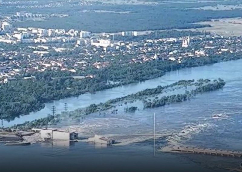 Ukrajina tvrdi da je rušenje Kahovka prouzročilo štetu od 1,2 milijarde eura
