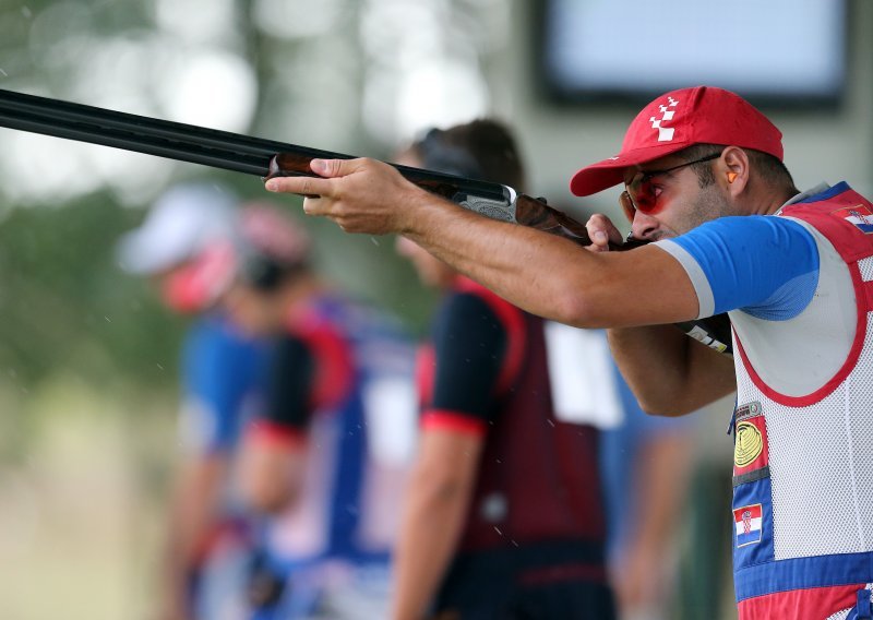 Hrvatski reprezentativci u trapu 'upucali' zlatnu medalju na Europskim igrama