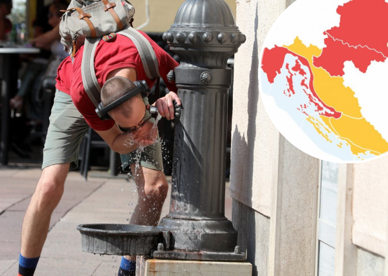 Za tri dijela Hrvatske izdana crvena upozorenja! Ne izlazite na sunce