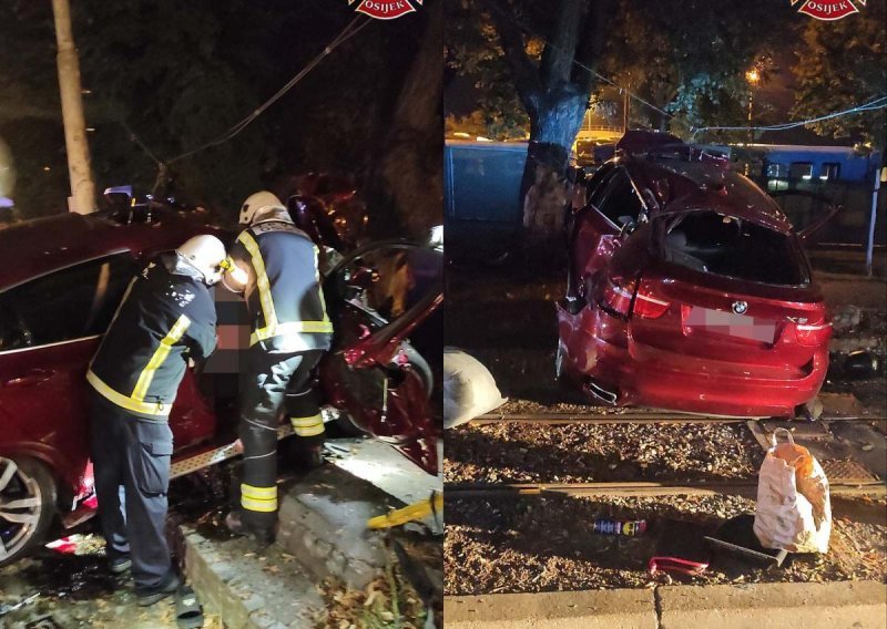 Dvije osobe ozlijeđene u nesreći u Osijeku u izrazito su teškom stanju