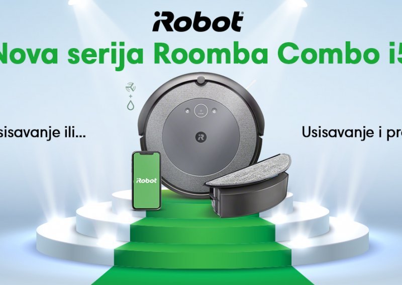 Upoznajte novu seriju Roomba 2u1 robotskih usisavača i perača podova, serija Roomba Combo i5