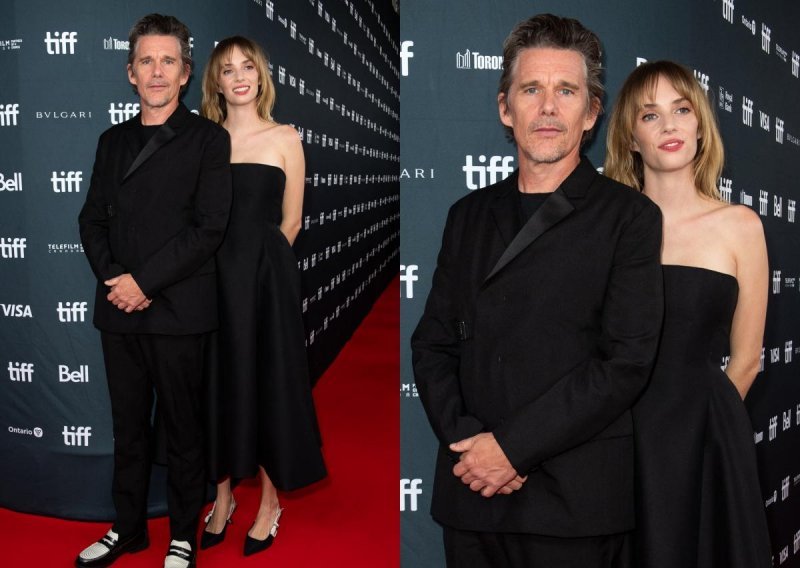 Modno usklađeni na crvenom tepihu: Ethan Hawke sa kćeri Mayom ukrao svu pozornost