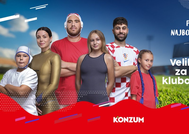 Konzum pokreće natječaj Najbolje iz Hrvatske za podršku sportskim projektima