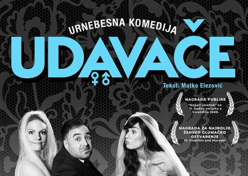 Ususret jubilarnoj 100. izvedbi vodimo vas na hit komediju urnebesne 'Udavače' prvi put u zagrebačkoj Scenoteci