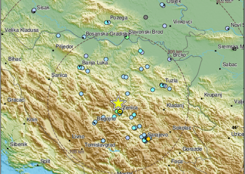 Zbog potresa u BiH dio stanovnika Hrvatske dobilo poruke upozorenja