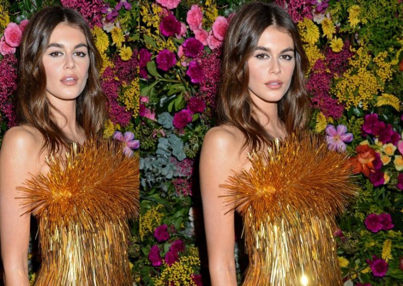 Lijepa kao slika: Kaia Gerber izgleda kao supermodel iz 90-ih u haljinici kakva se rijetko viđa