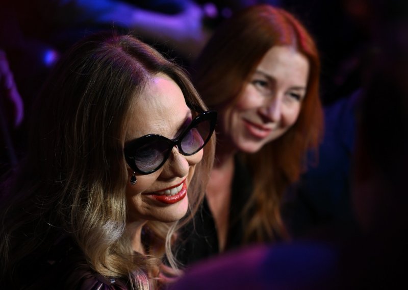 Ornella Muti u rijekom pojavljivanju u javnosti