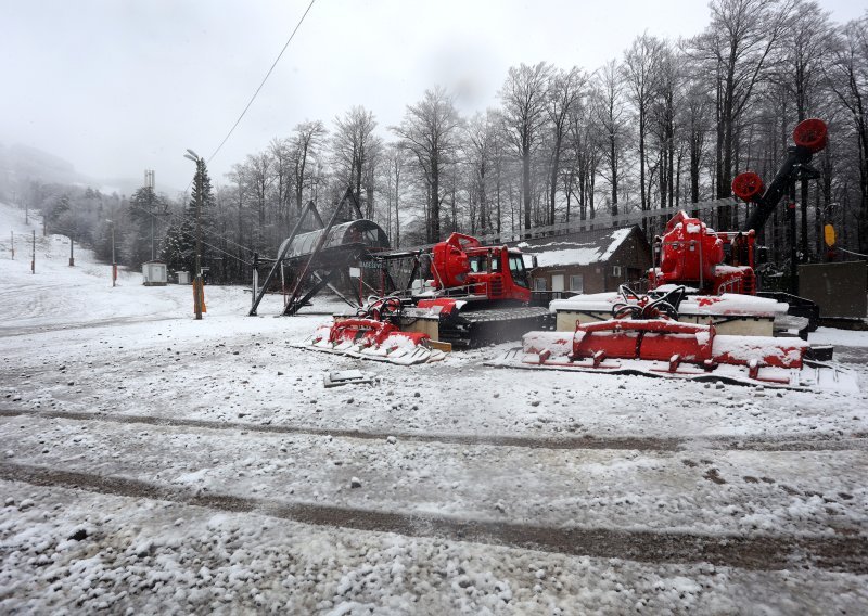 Platak se zabijelio pod tankim snježnim pokrivačem, evo kako izgleda