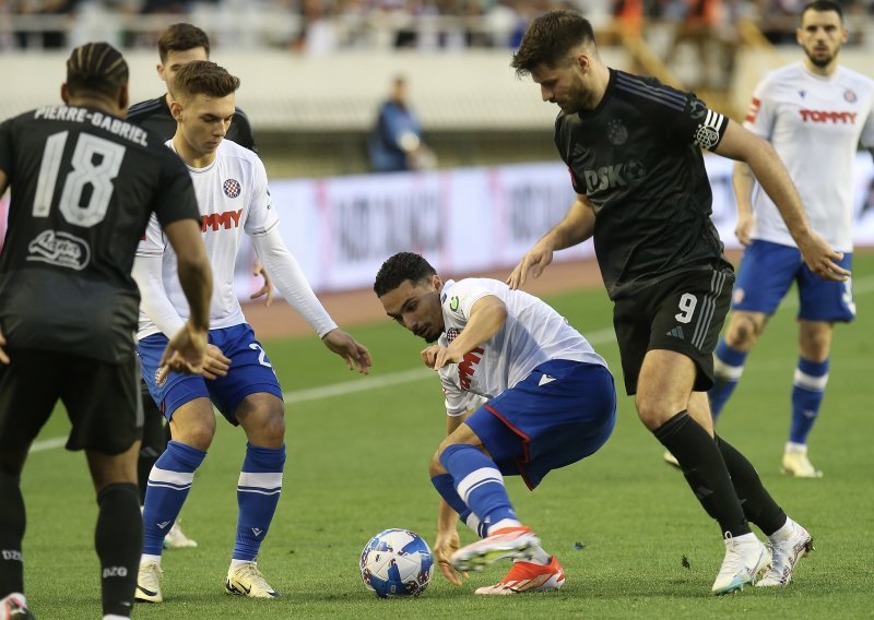 Polufinale SuperSport Hrvatskog nogometnog kupa, Hajduk - Dinamo 0:1, 3.4.2024., video sažetak