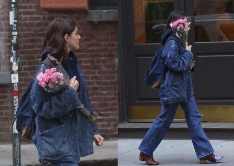 Suri Cruise prošetala s cvijećem: Sigurno nije od Toma, on cvijeće kupuje drugima
