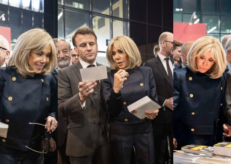 Vjerna svom stilu: Brigitte Macron briljirala sakoom s efektnim detaljima