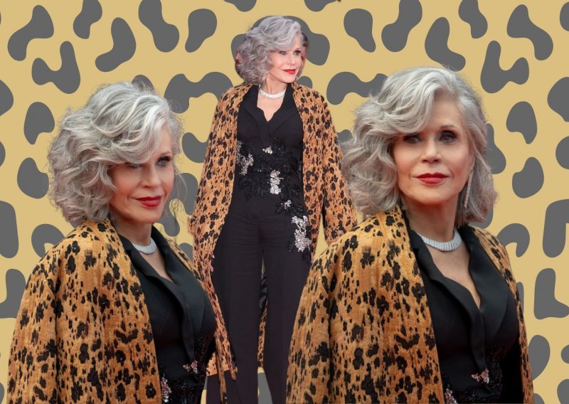 Jane Fonda zna kako nositi animal print u svečanim prigodama