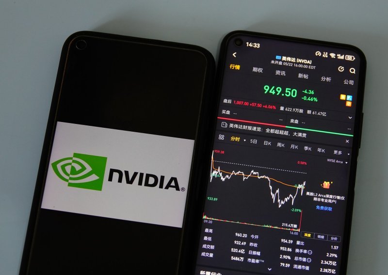 Nasdaq probio rekord zahvaljujući skoku cijene dionice Nvidie