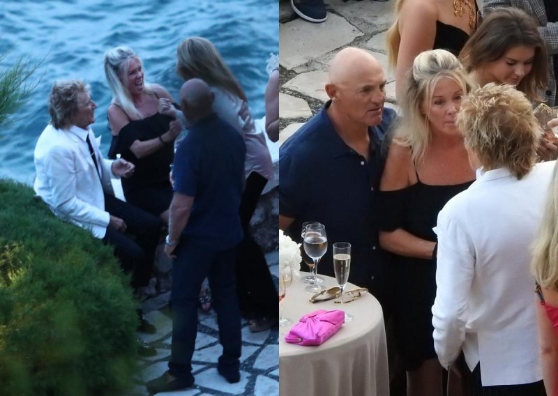 Fotografije iz Dubrovnika otkrile koliko je Rod Stewart blizak s bivšom šogoricom