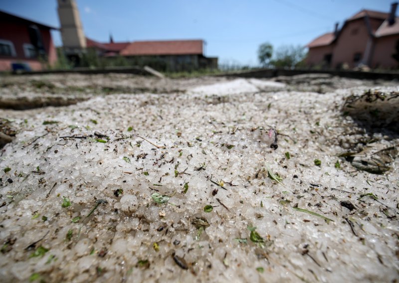 Proglašena prirodna nepogoda od tuče za Novi Marof i Breznički Hum