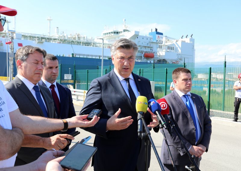 Plenković: Ulaganje u proširenje LNG terminala dobro za Hrvatsku