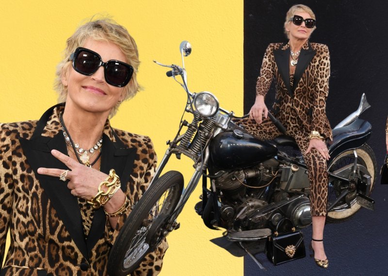 Sharon Stone kakvu još nismo vidjeli: Sjela na motor i zablistala u vrućem trendu sezone