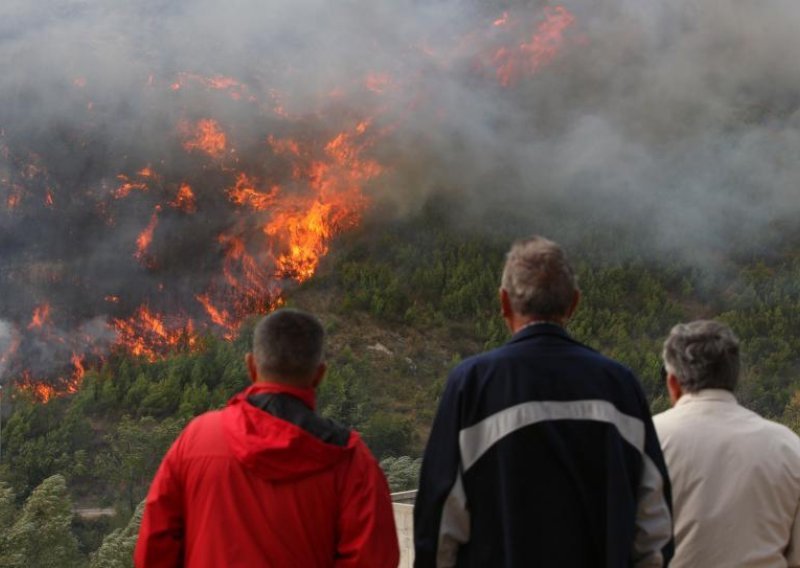 Vatrena fronta u Žrnovnici duga je četiri kilometra